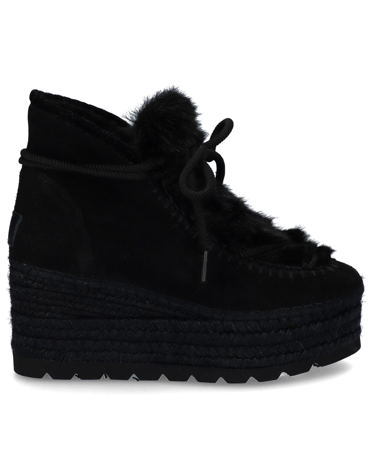 BOTA BAJA EN SERRAJE NEGRO CRETA