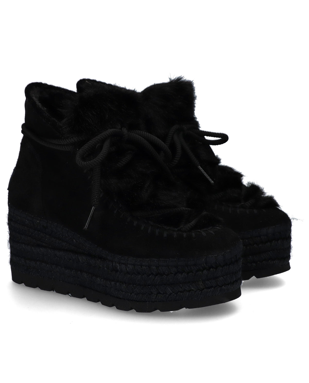 BOTA BAJA EN SERRAJE NEGRO CRETA
