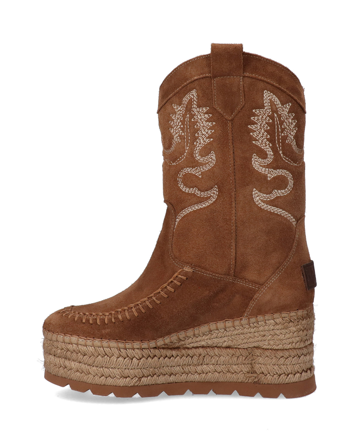 BOTA COWBOY EN SERRAJE TAUPE CRETA