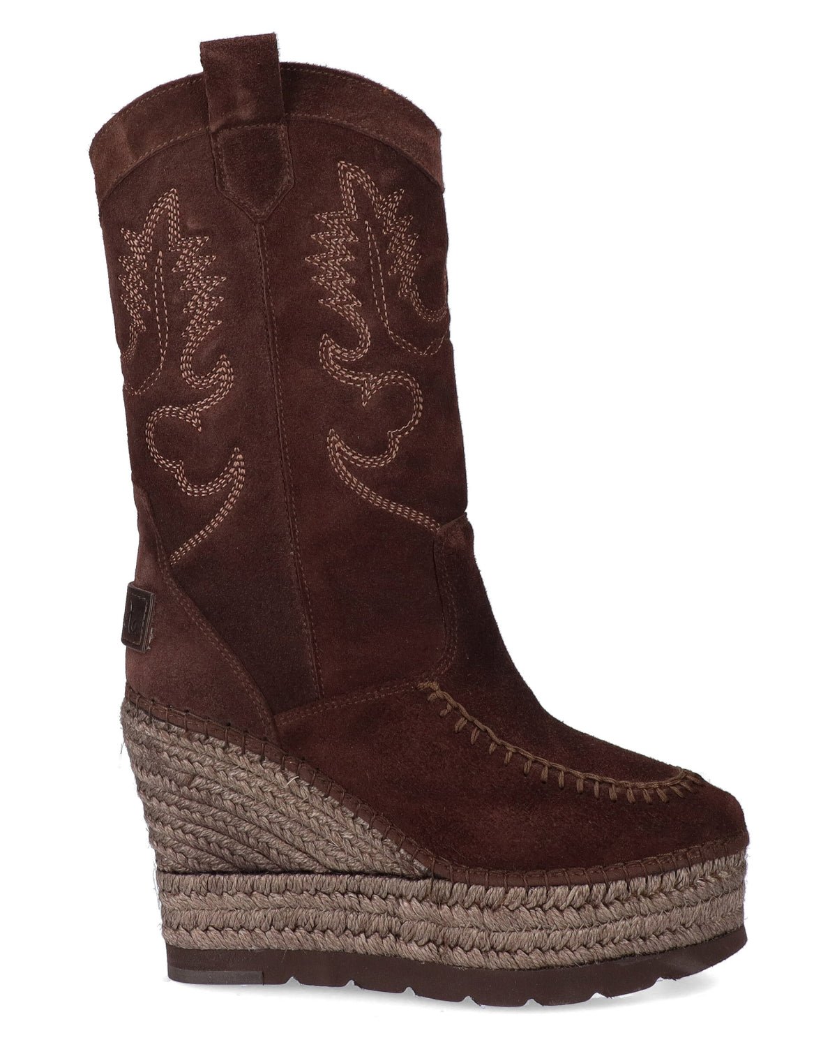 BOTA COWBOY EN SERRAJE MARRON TILO 7