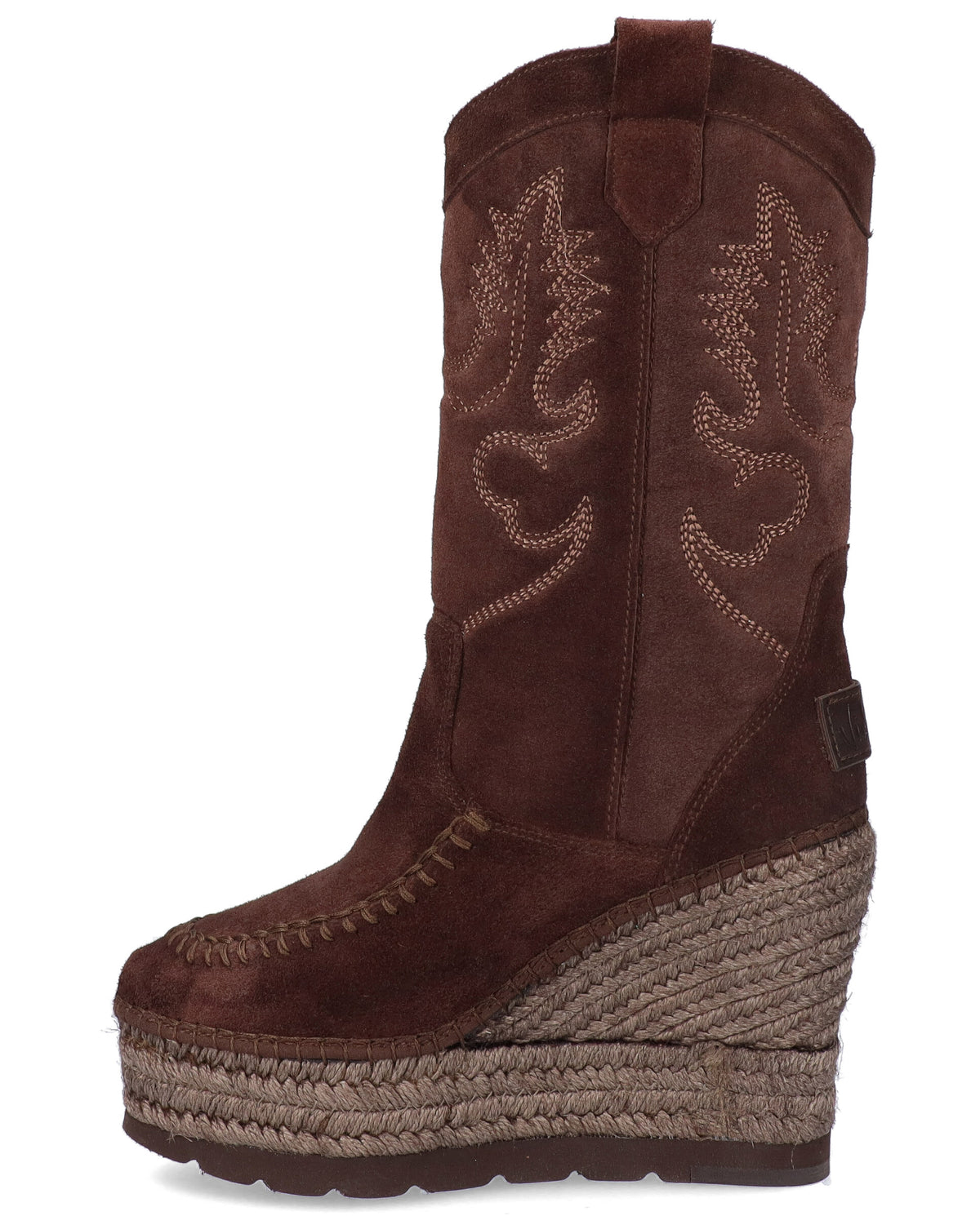 BOTA COWBOY EN SERRAJE MARRON TILO 7