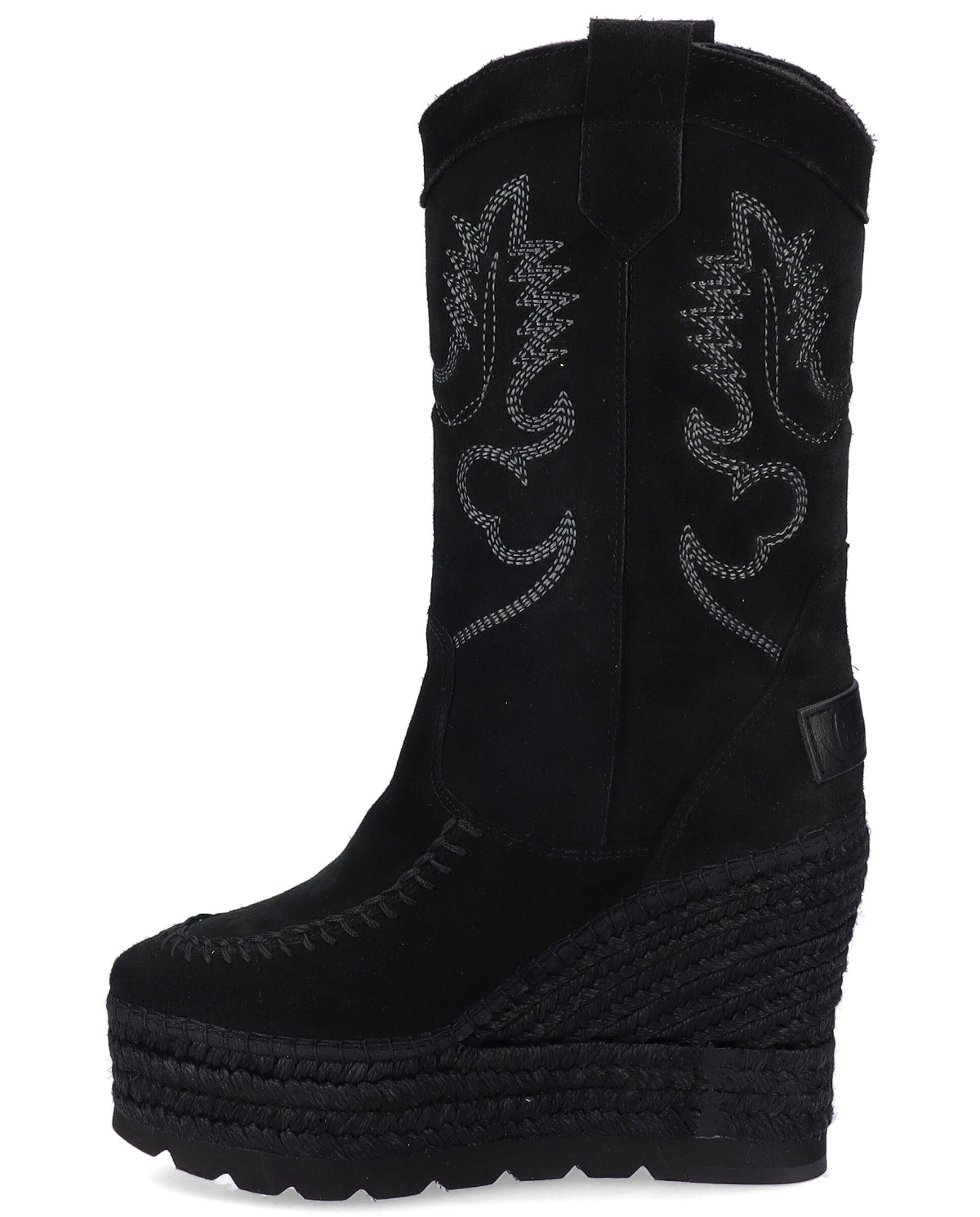 BOTA COWBOY EN SERRAJE NEGRO TILO 7