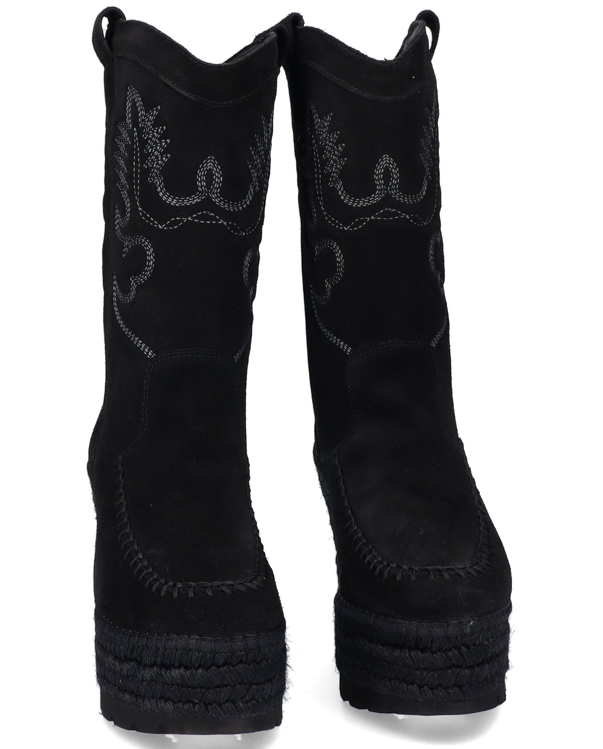 BOTA COWBOY EN SERRAJE NEGRO TILO 7