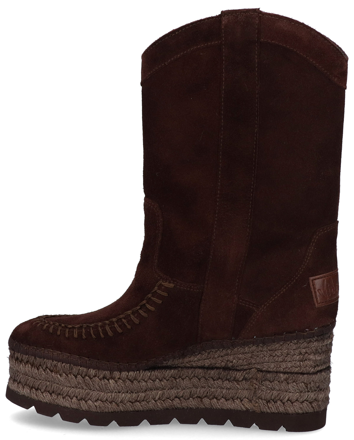 BOTA BOHO EN SERRAJE MARRON CRETA