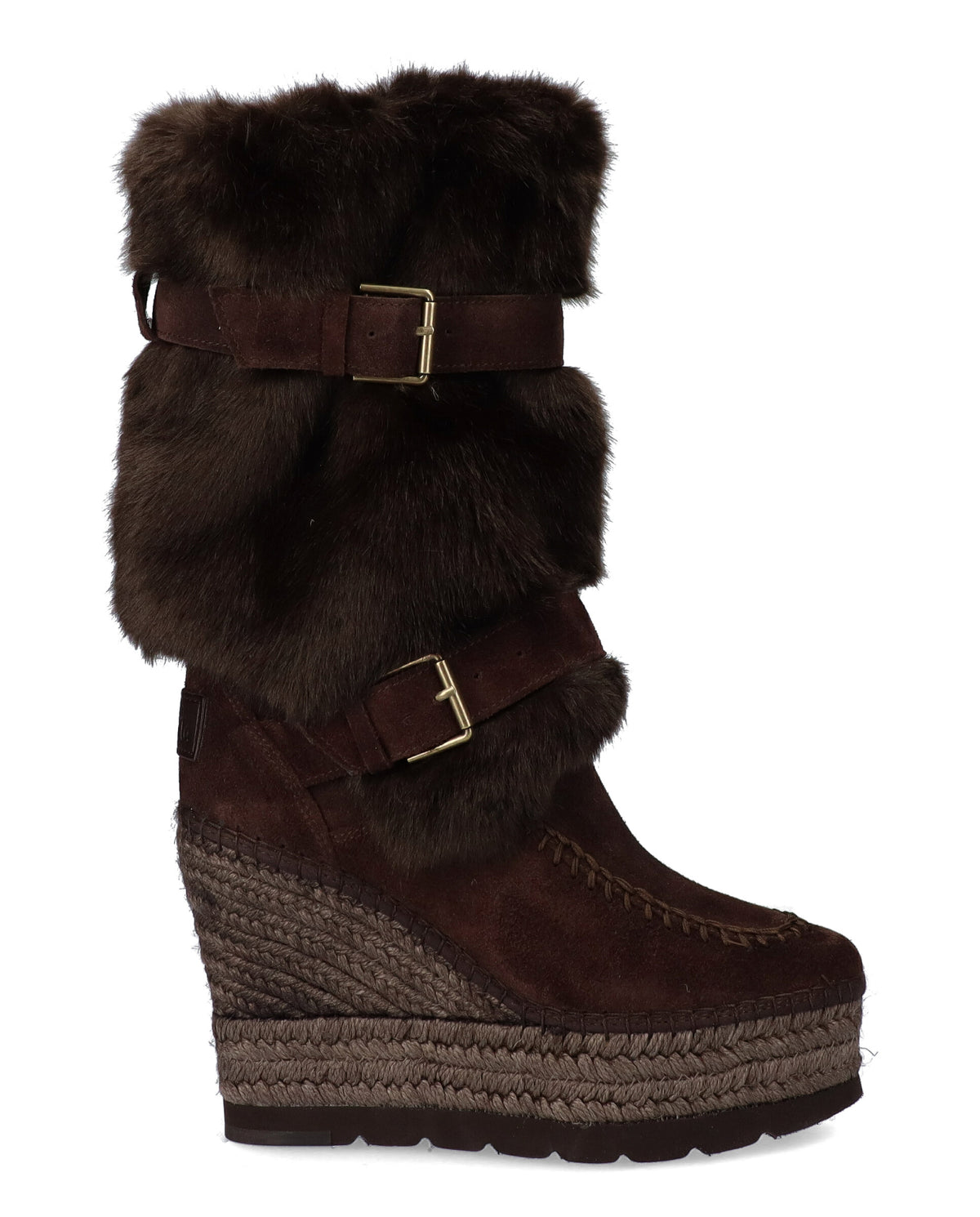 BOTA PELO ADORNO HEBILLA TILO 7 MARRON