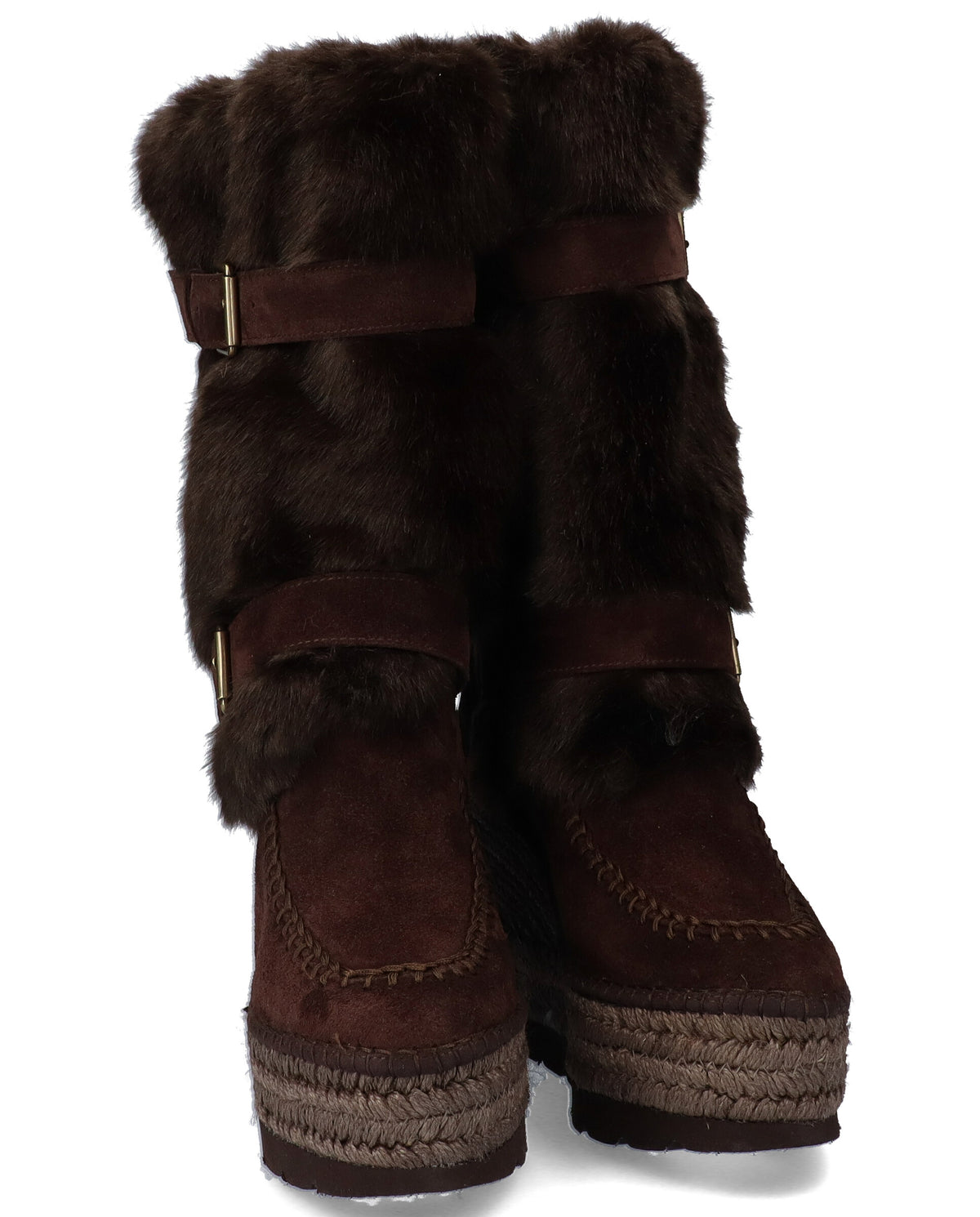 BOTA PELO ADORNO HEBILLA TILO 7 MARRON