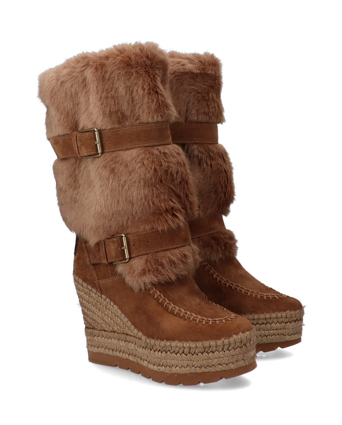 BOTA PELO ADORNO HEBILLA TILO 7 TAUPE