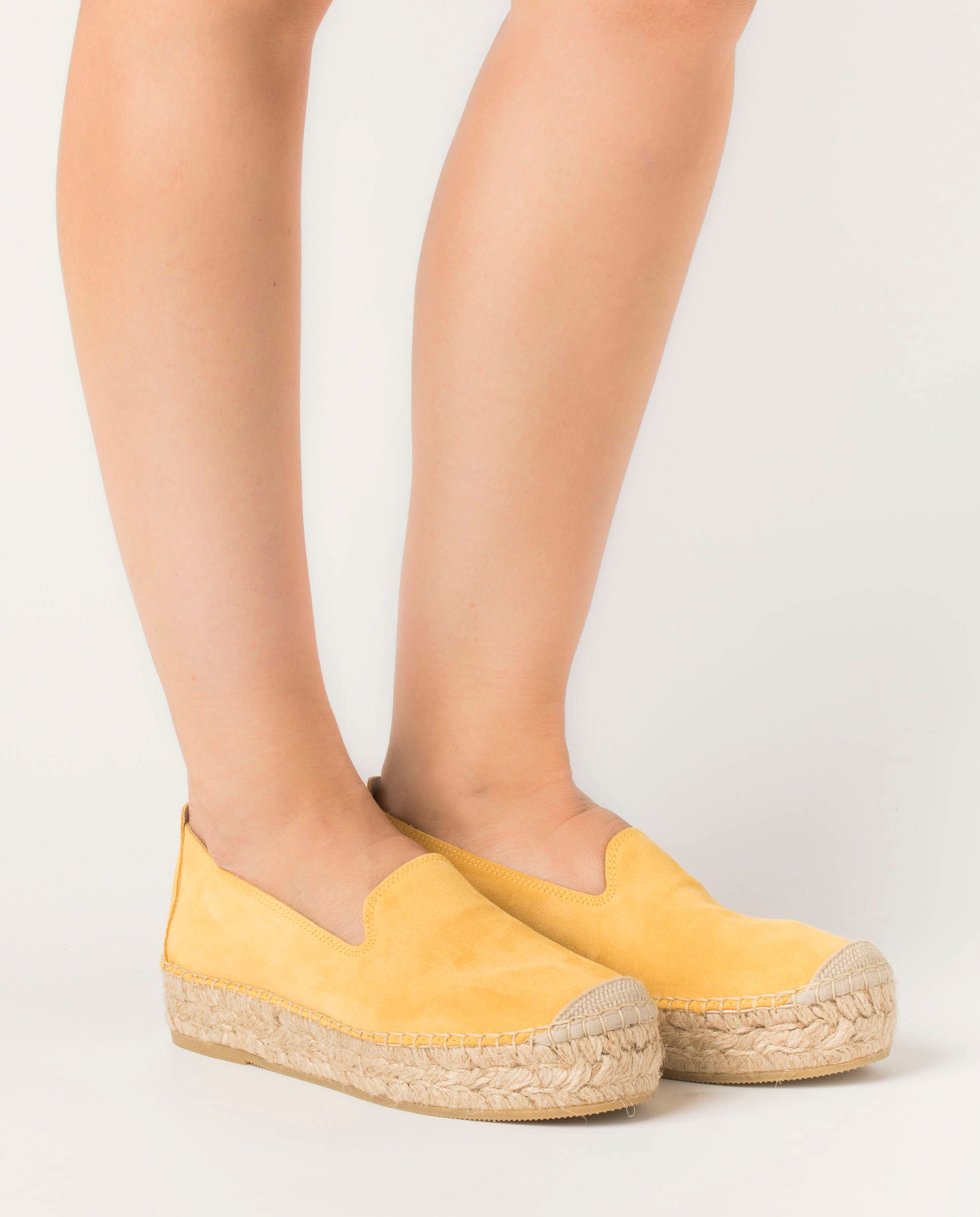 slippers serraje amarillo Merce Doble