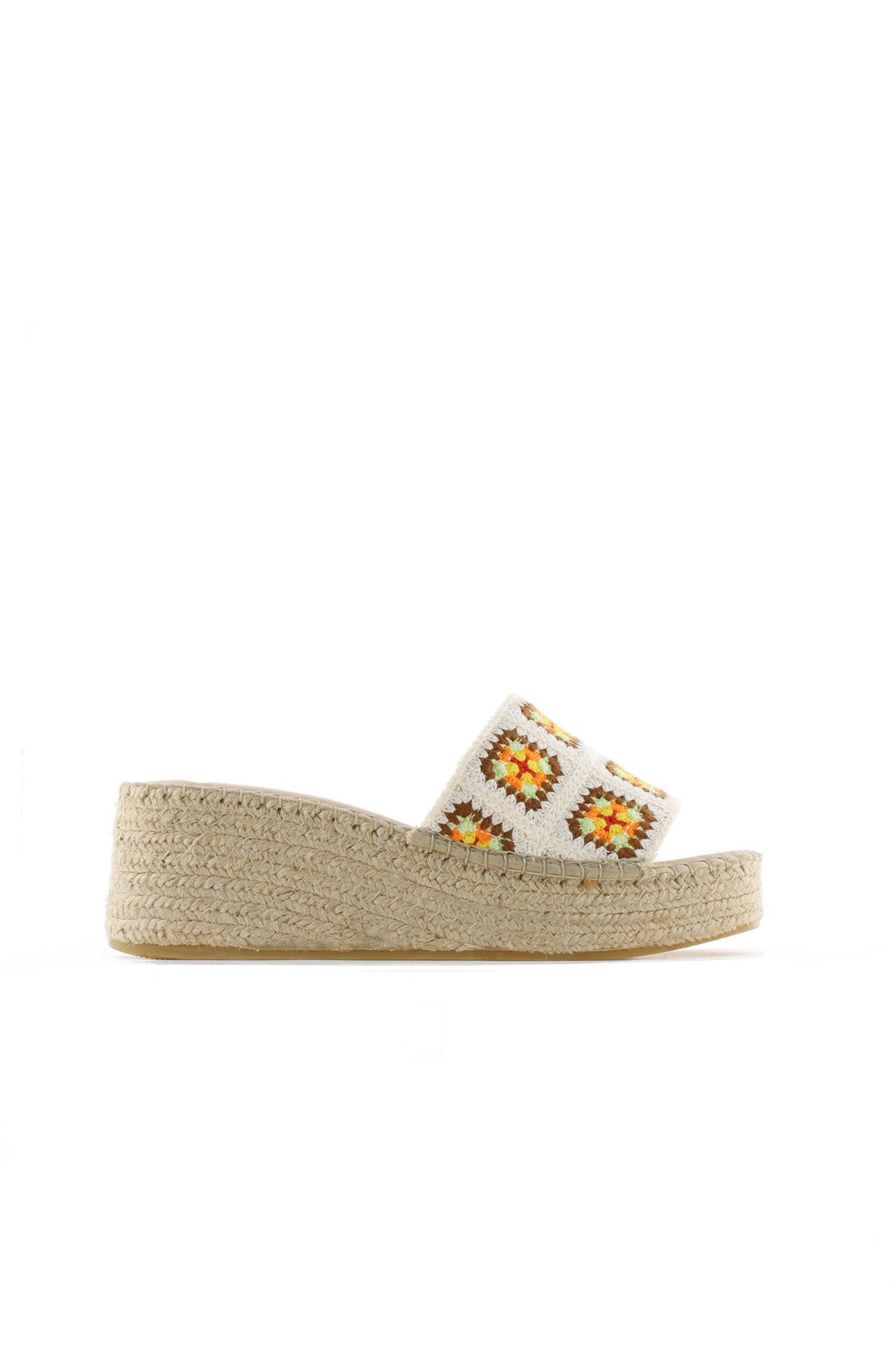 Zueco crochet apricot Vinci