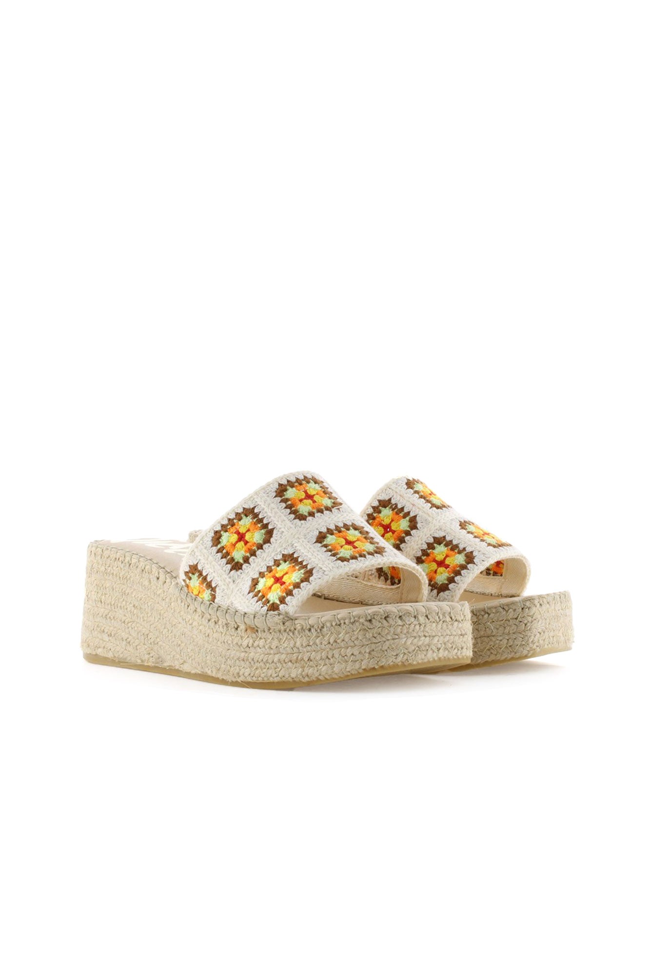 Zueco crochet apricot Vinci