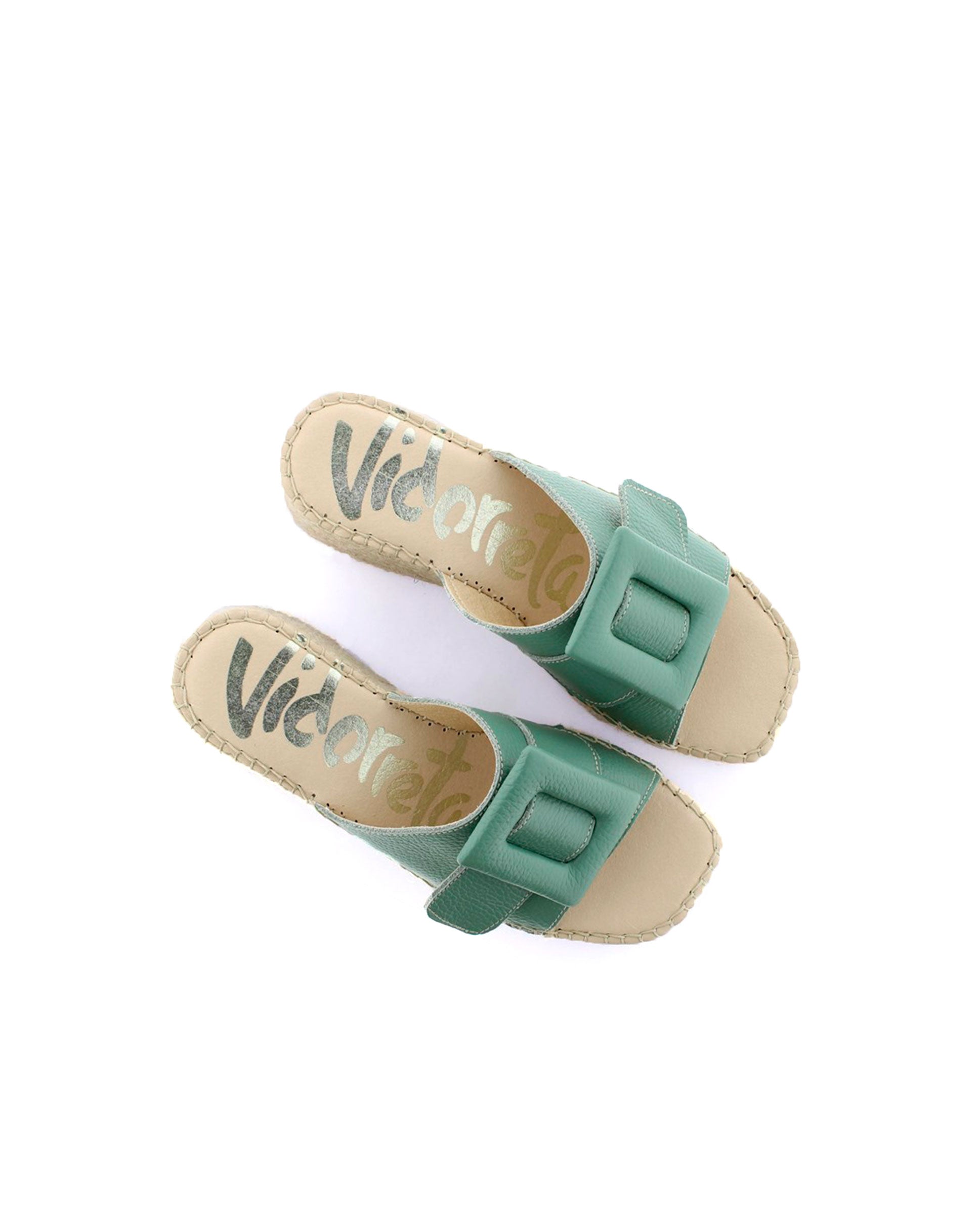 Zueco en bost verde Vinci
