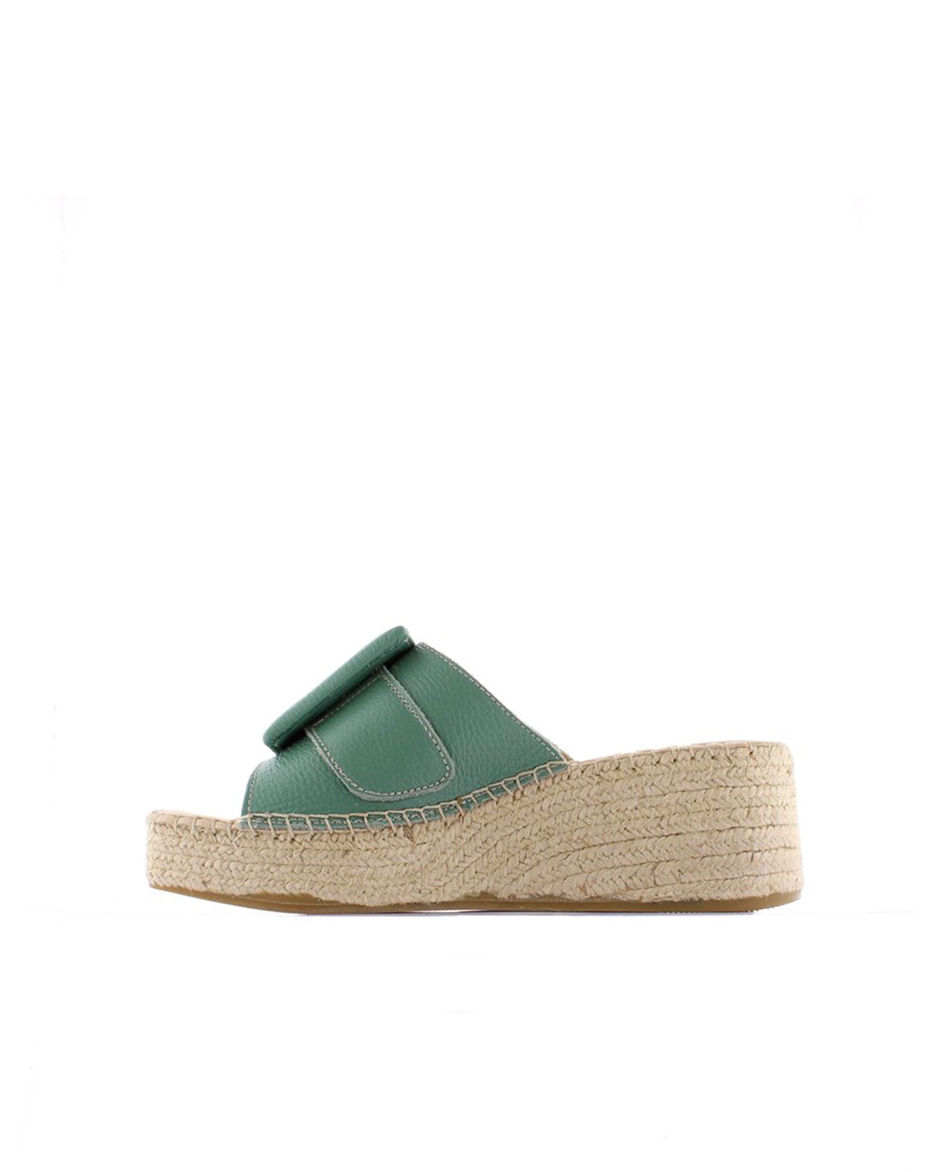 Zueco en bost verde Vinci