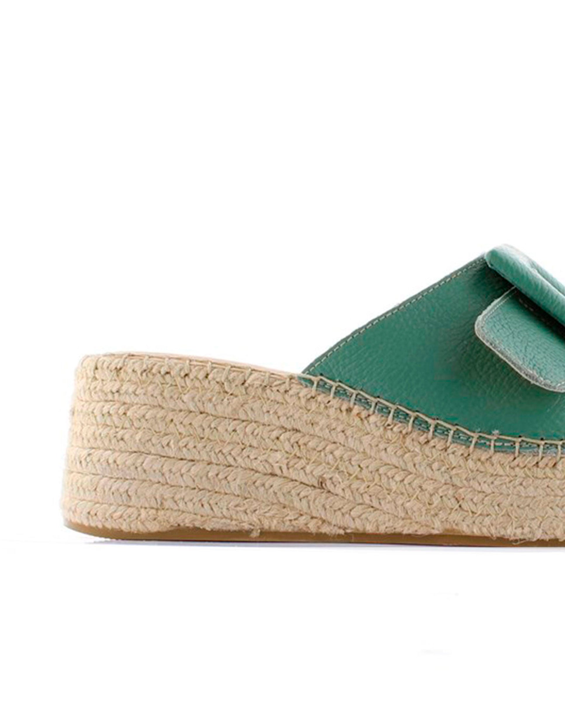 Zueco en bost verde Vinci
