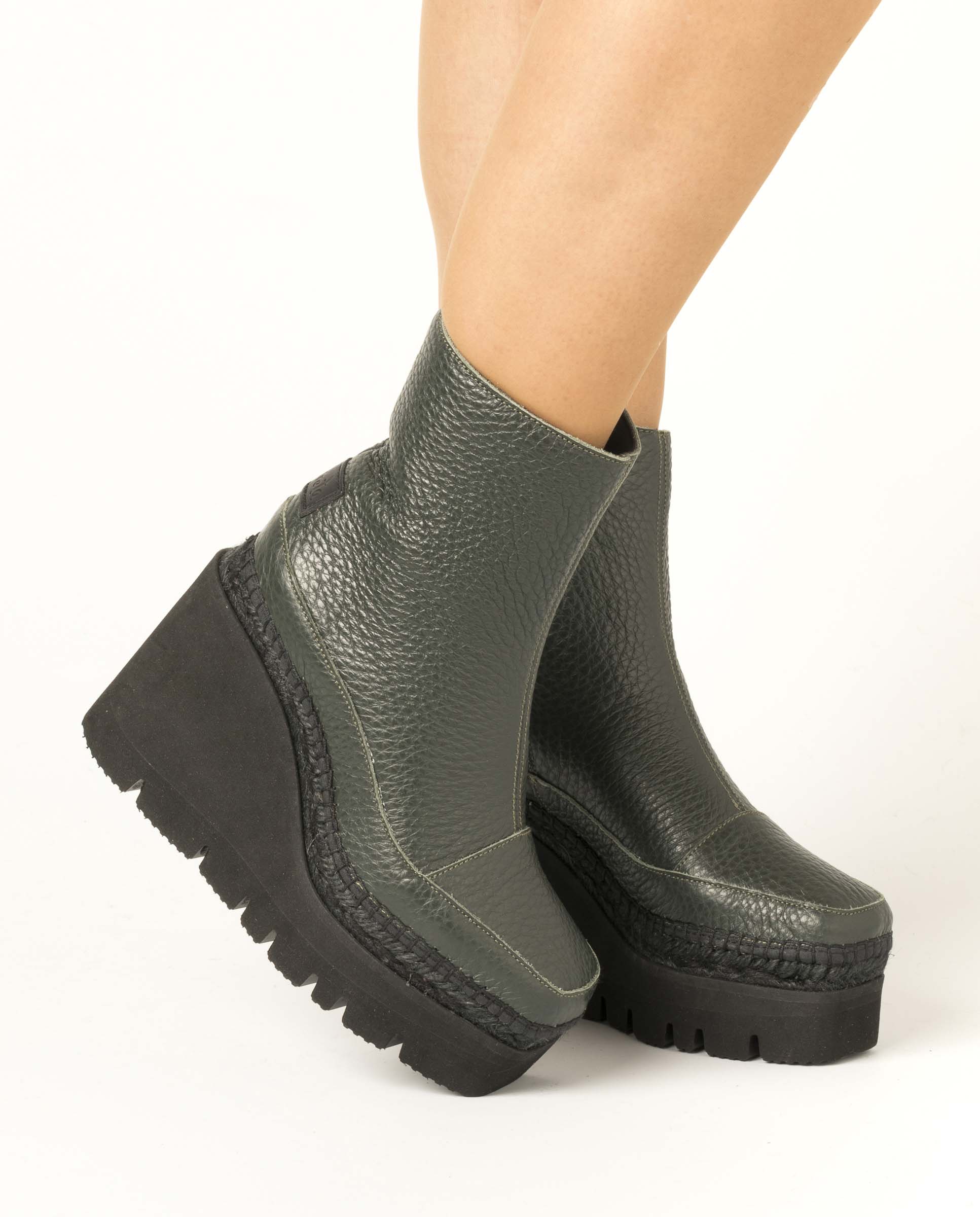 Khaki Puma Bootie