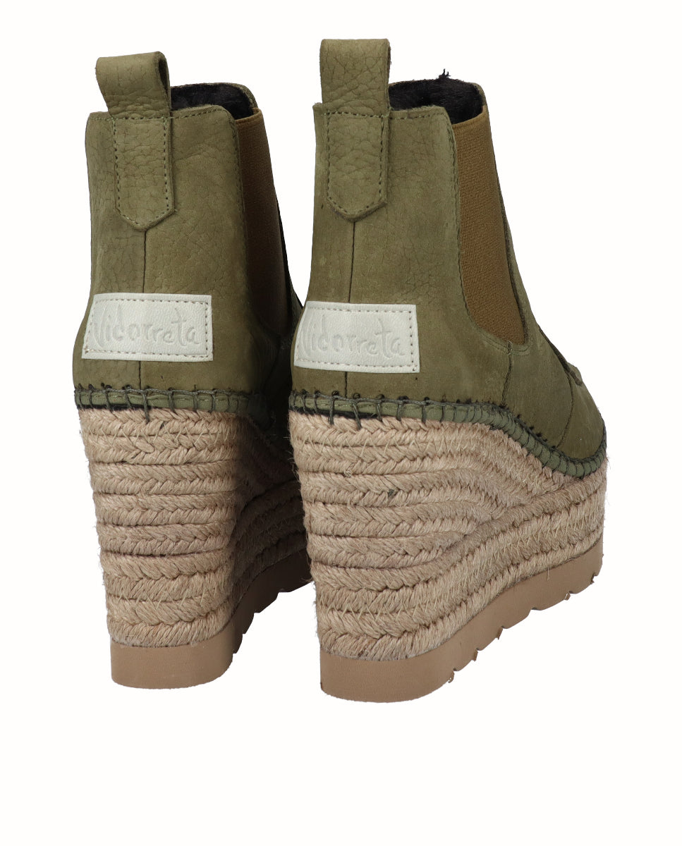 Botin Chelsea en nobuk kaki Cuba