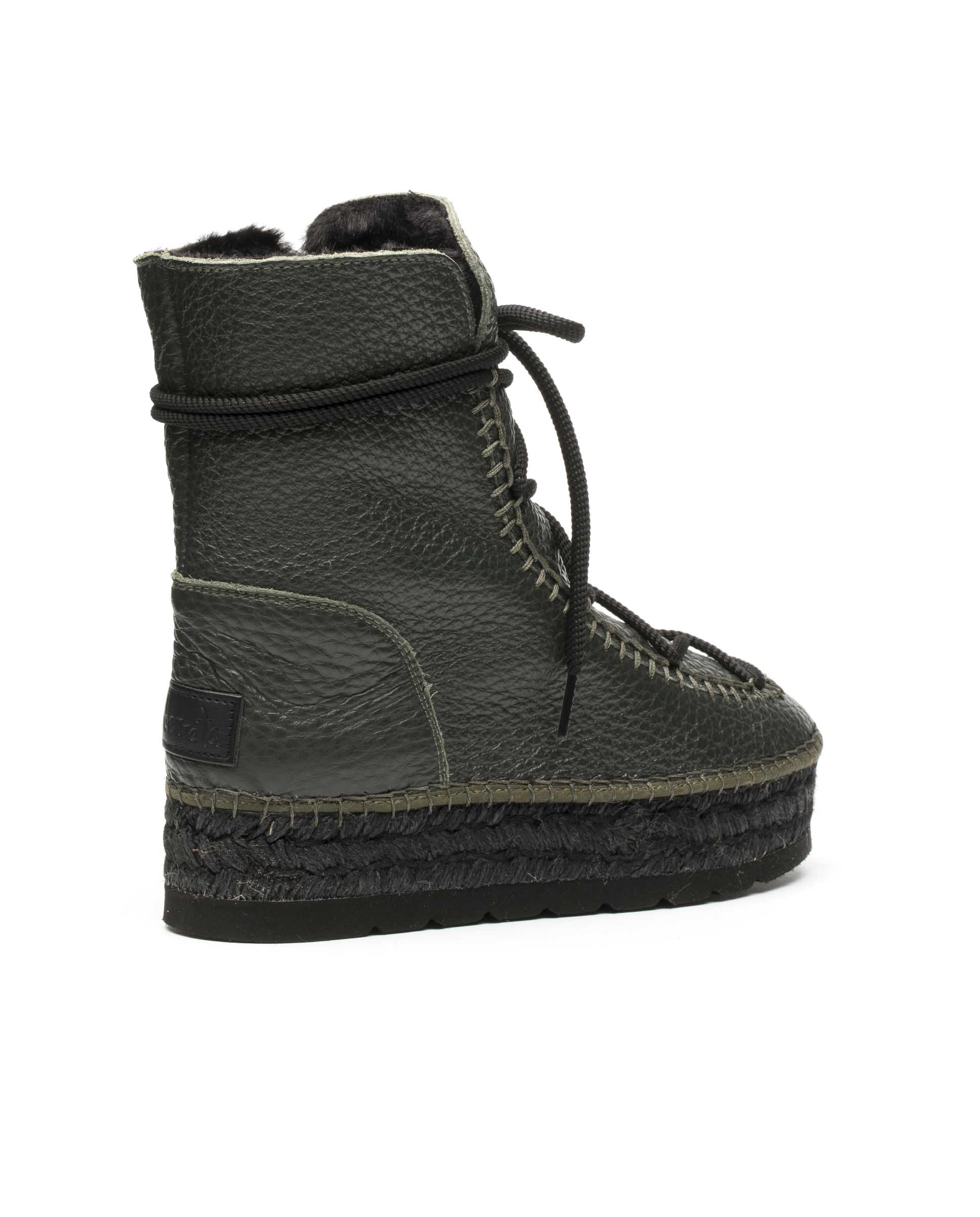 Platform boot in khaki bost Merce Doble
