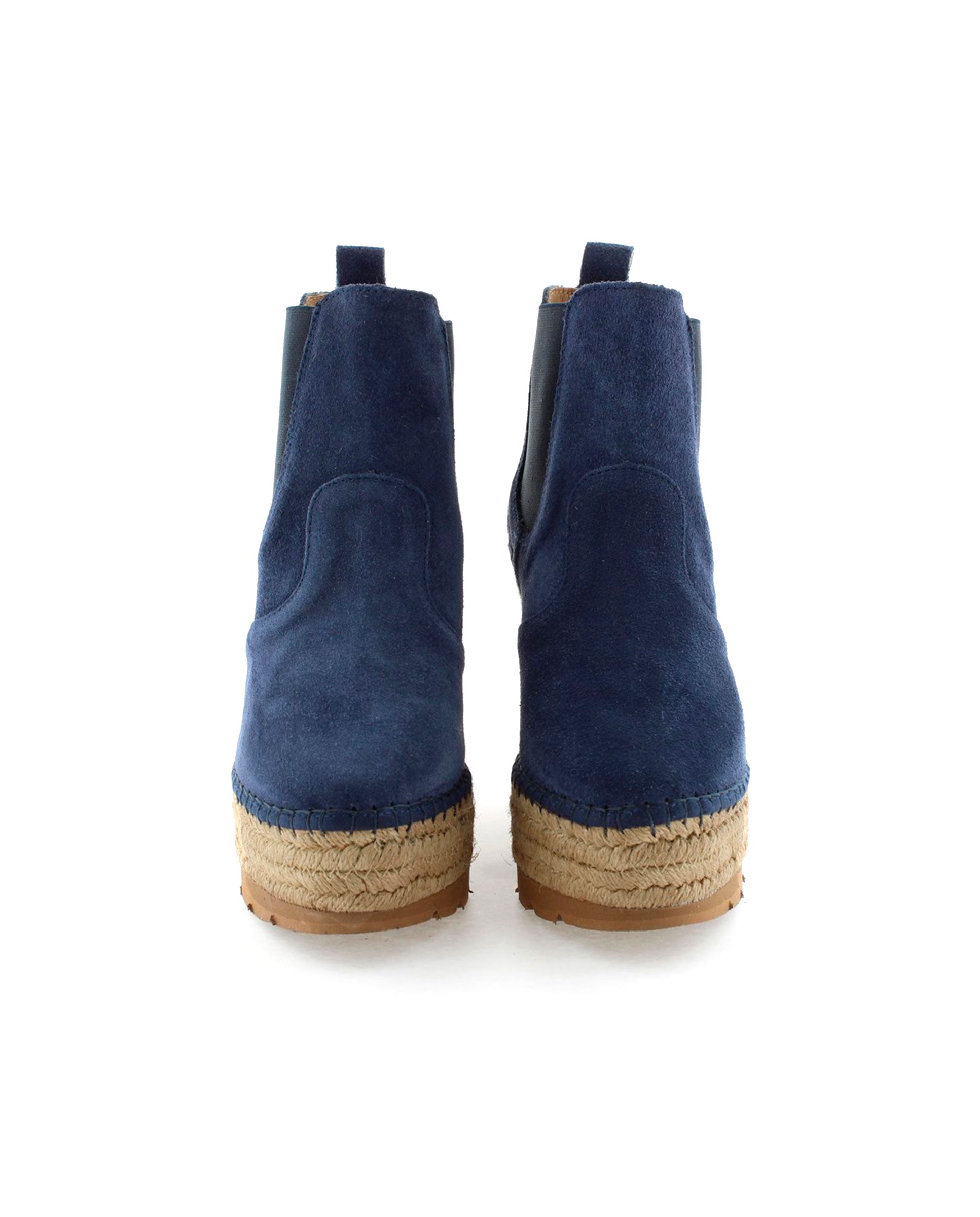 Chelsea boot in marine suede Tilo 7