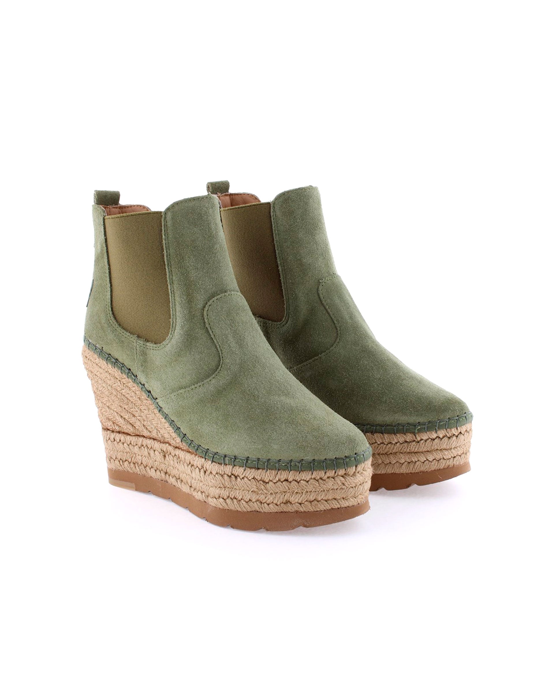 Chelsea boot in khaki suede Tilo 7