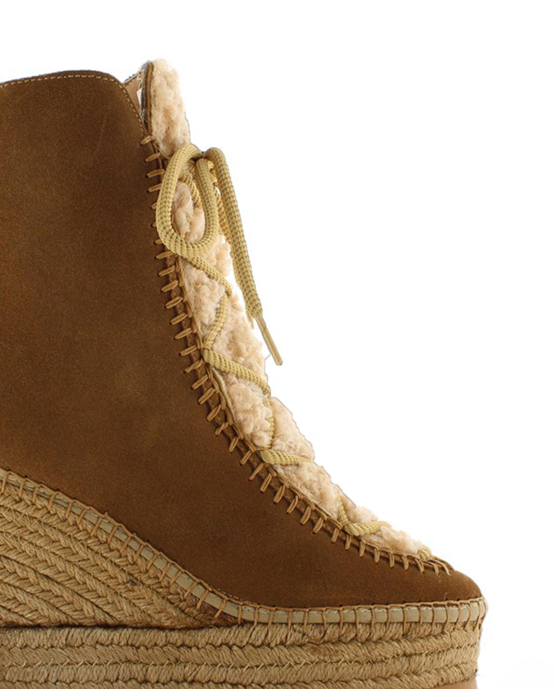 Camel suede sheepskin boot Tilo 7