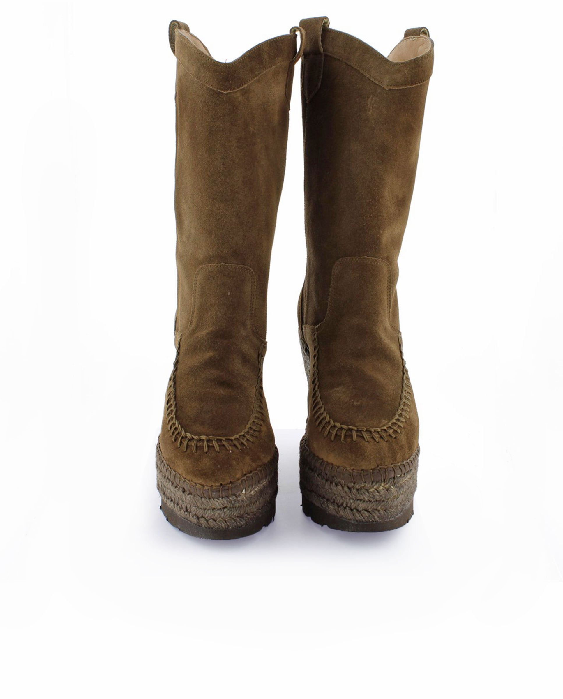 Bota Cowboy en serraje marrón Tilo 7