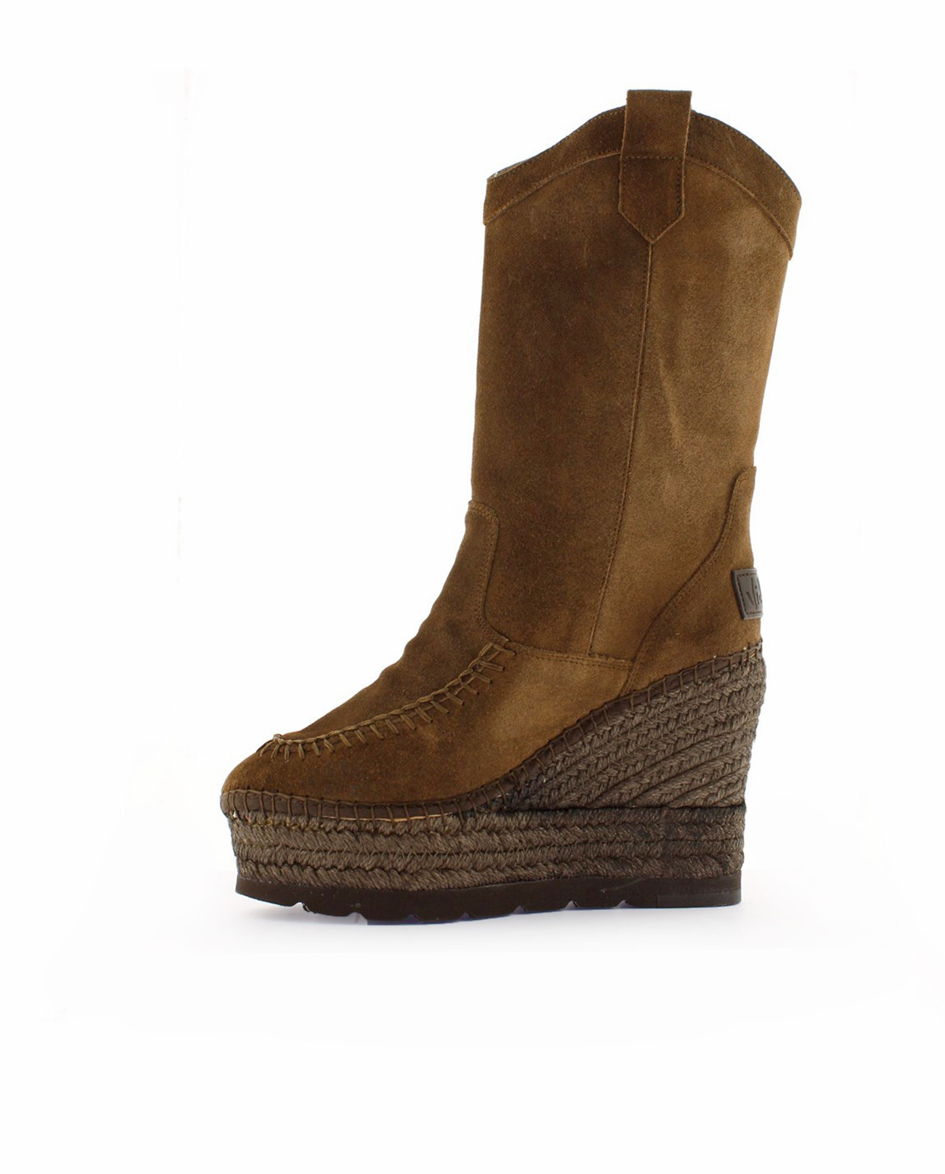 Bota Cowboy en serraje marrón Tilo 7