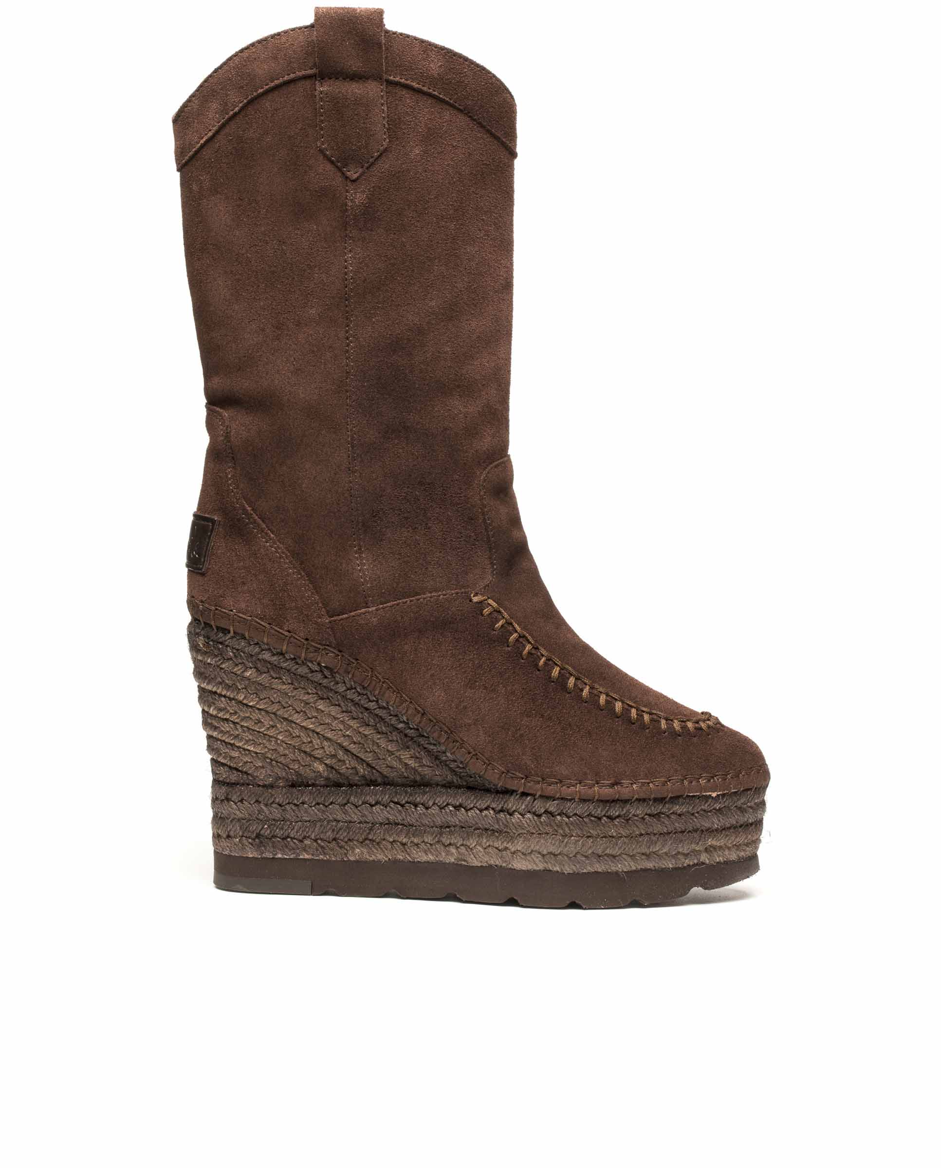 Cowboy boot in split leather Tilo 7