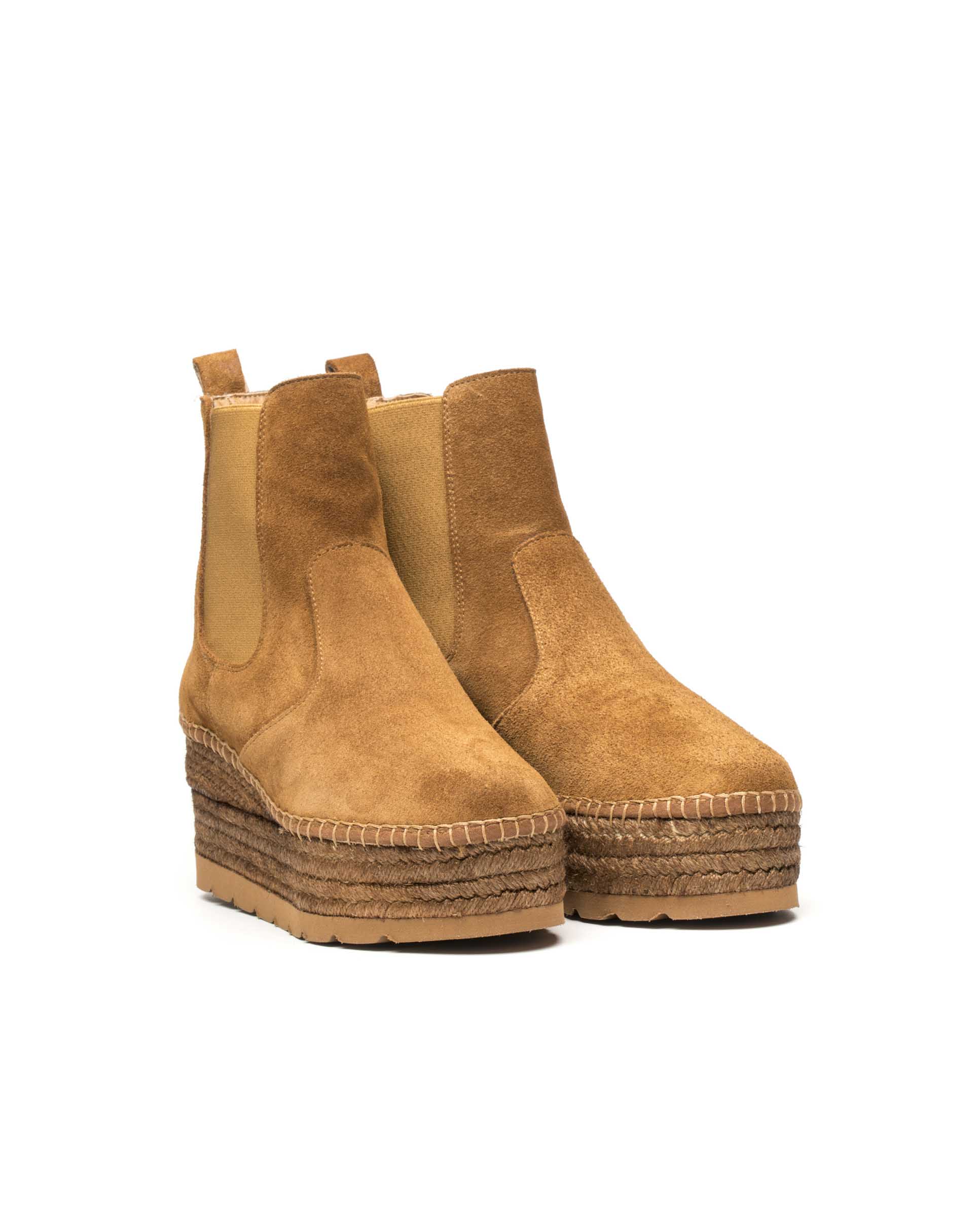 Botin Chelsea en serraje cuero Creta