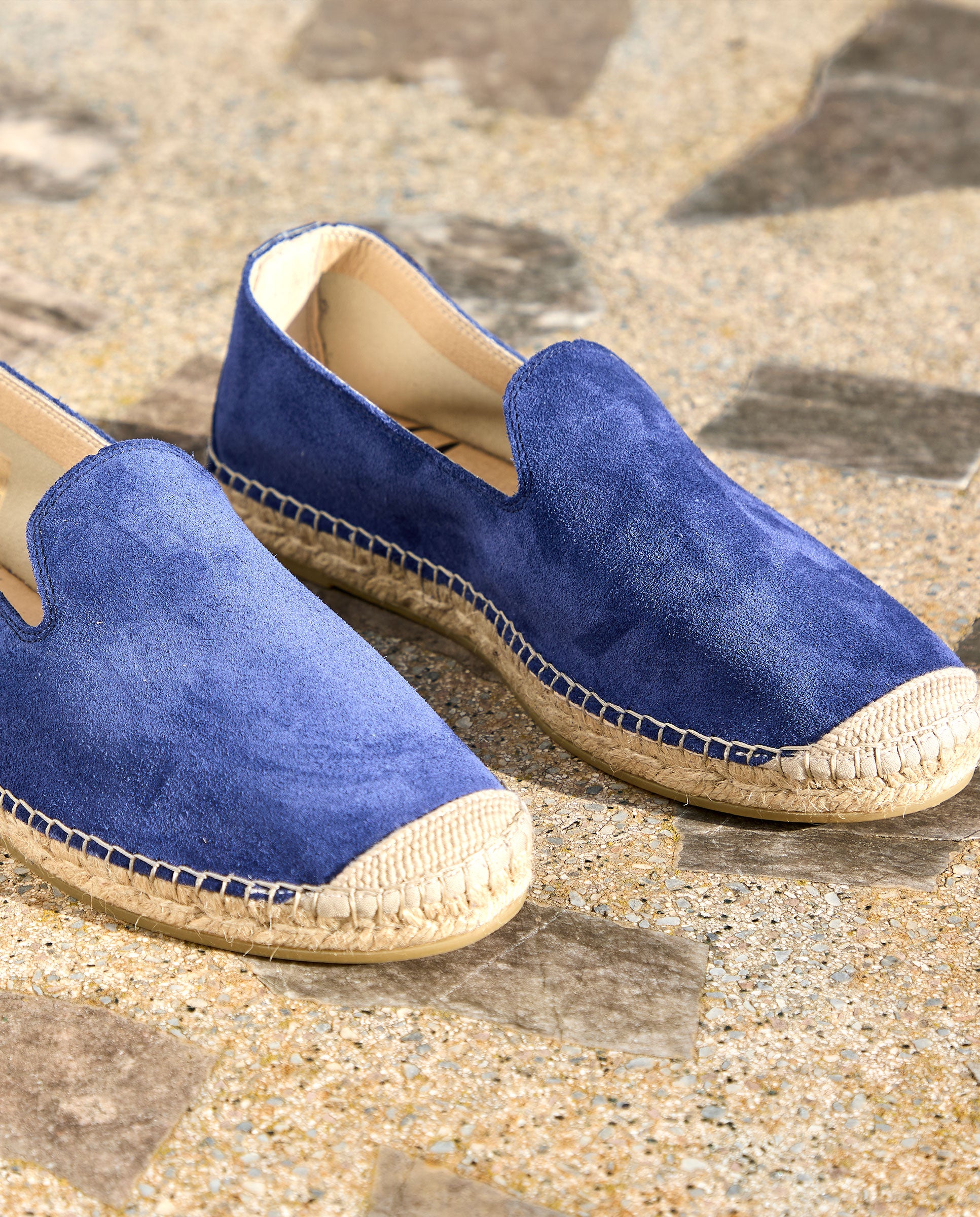 Slipper en serraje marino Borneo