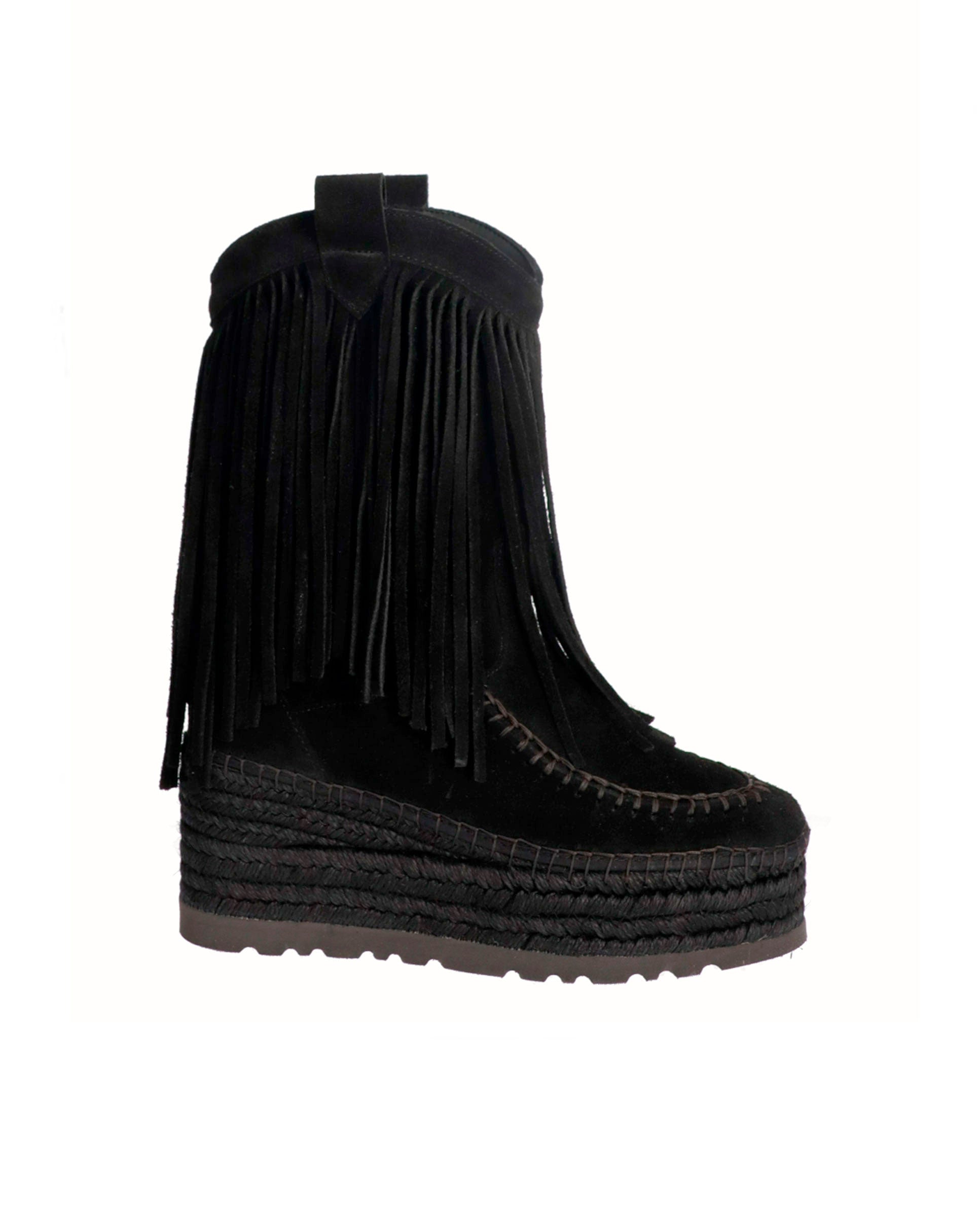 Cowboy boot suede sand Crete